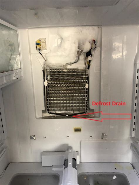 frigidaire fridge defrost drain|Frigidaire Refrigerator defrost drain clogged: Causes + Fixes